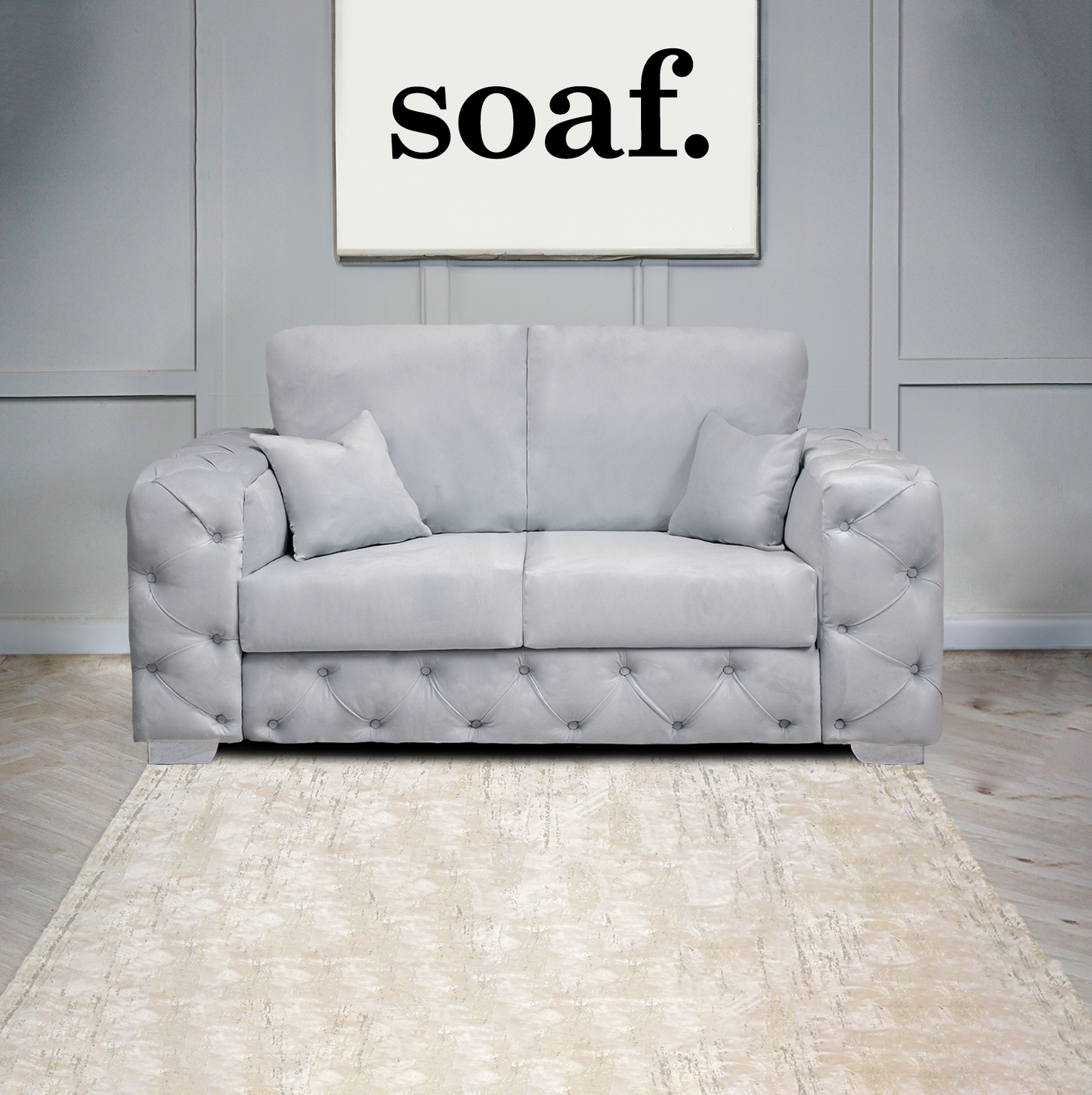 Ankara | 2 Seater | Light Grey