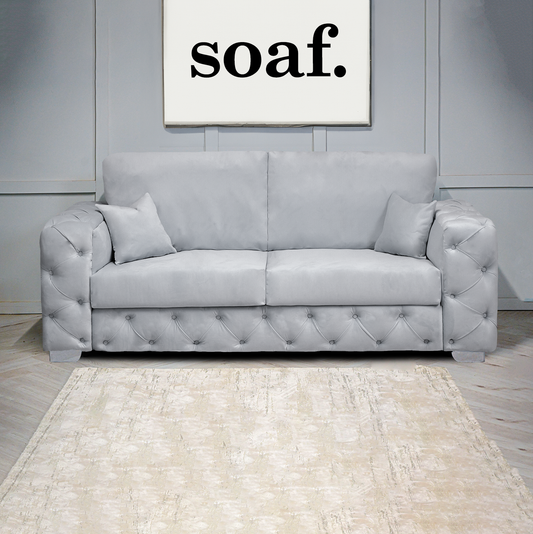 Ankara | 3 & 2 Seater Set | Light Grey