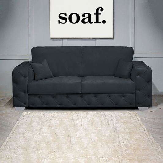 Ankara | 3 & 2 Seater Set | Black