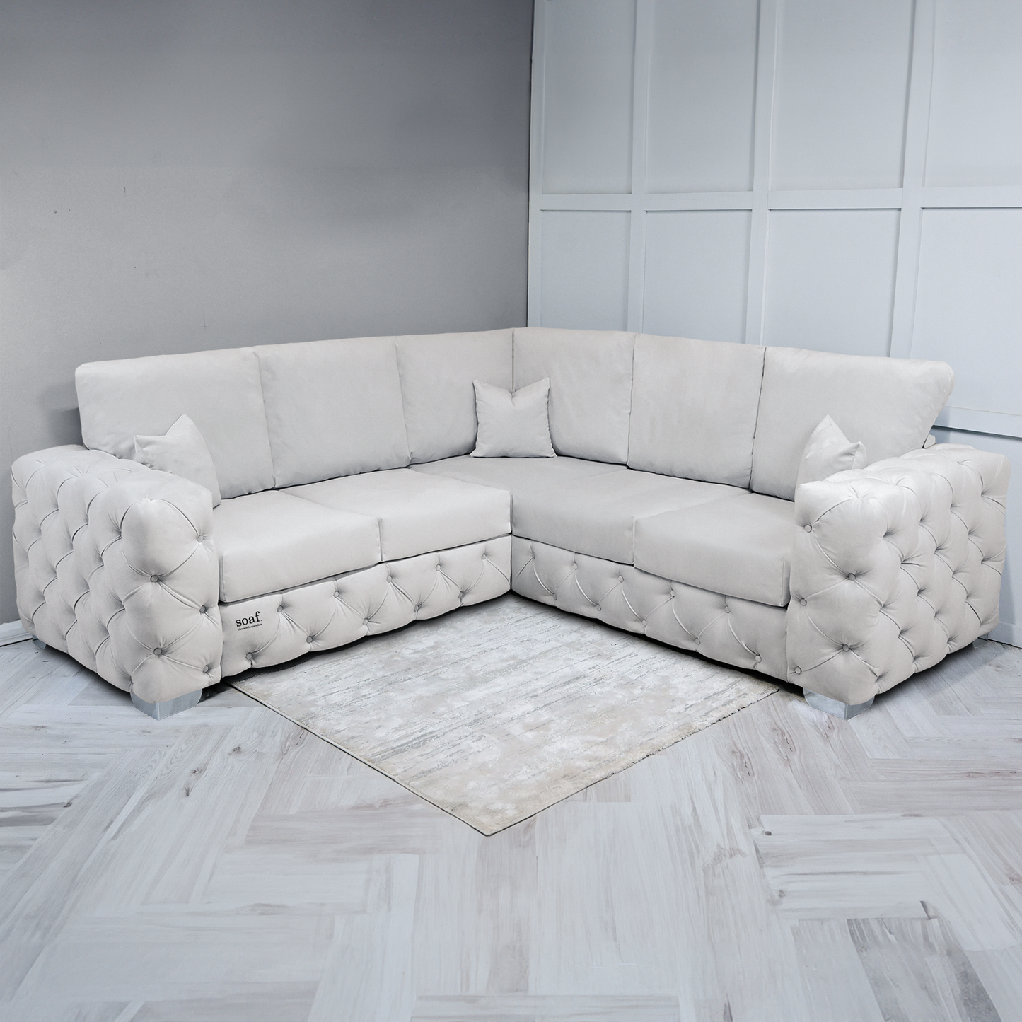 Ankara | Corner Sofa | Cream