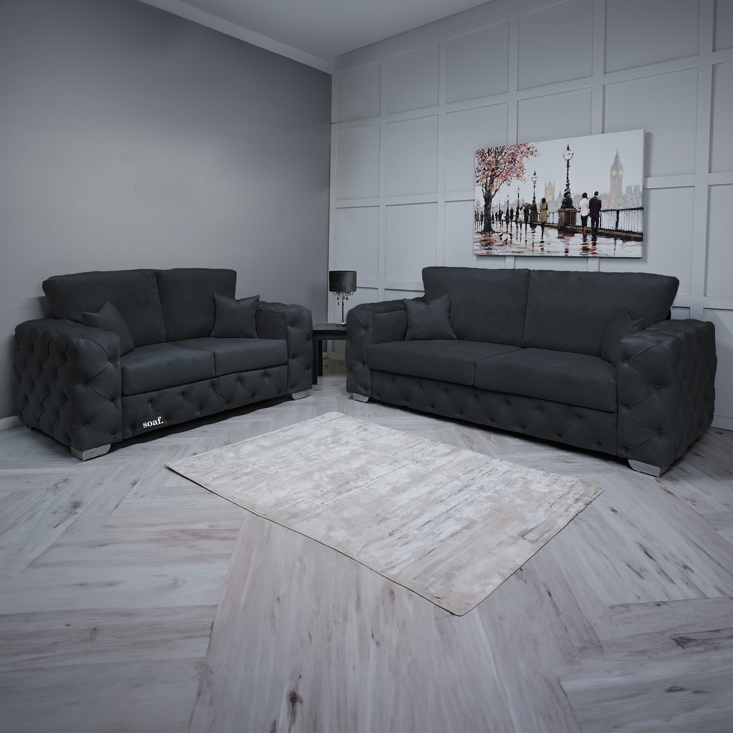 Ankara | 3 Seater | Black