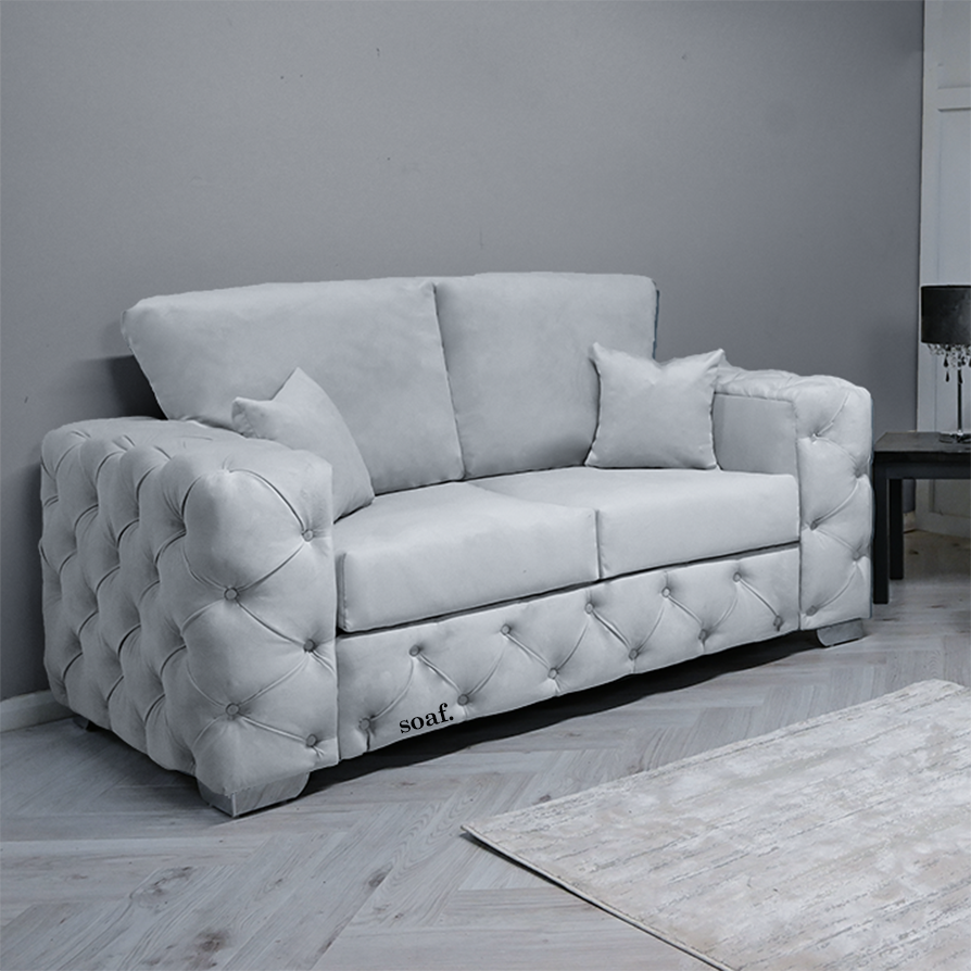 Ankara | 3 & 2 Seater Set | Light Grey